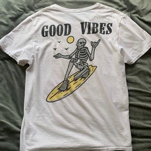 call your mother skeleton white tee